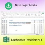Format Excel Dashboard Penilaian KPI Karyawan Otomatis & Profesional - Image 2