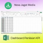 Format Excel Dashboard Penilaian KPI Karyawan Otomatis & Profesional - Image 3