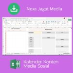 4c Template Kalender Konten Media Sosial Excel Siap Pakai