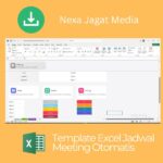 5a Template Excel Jadwal Meeting Otomatis dan Mudah Digunakan