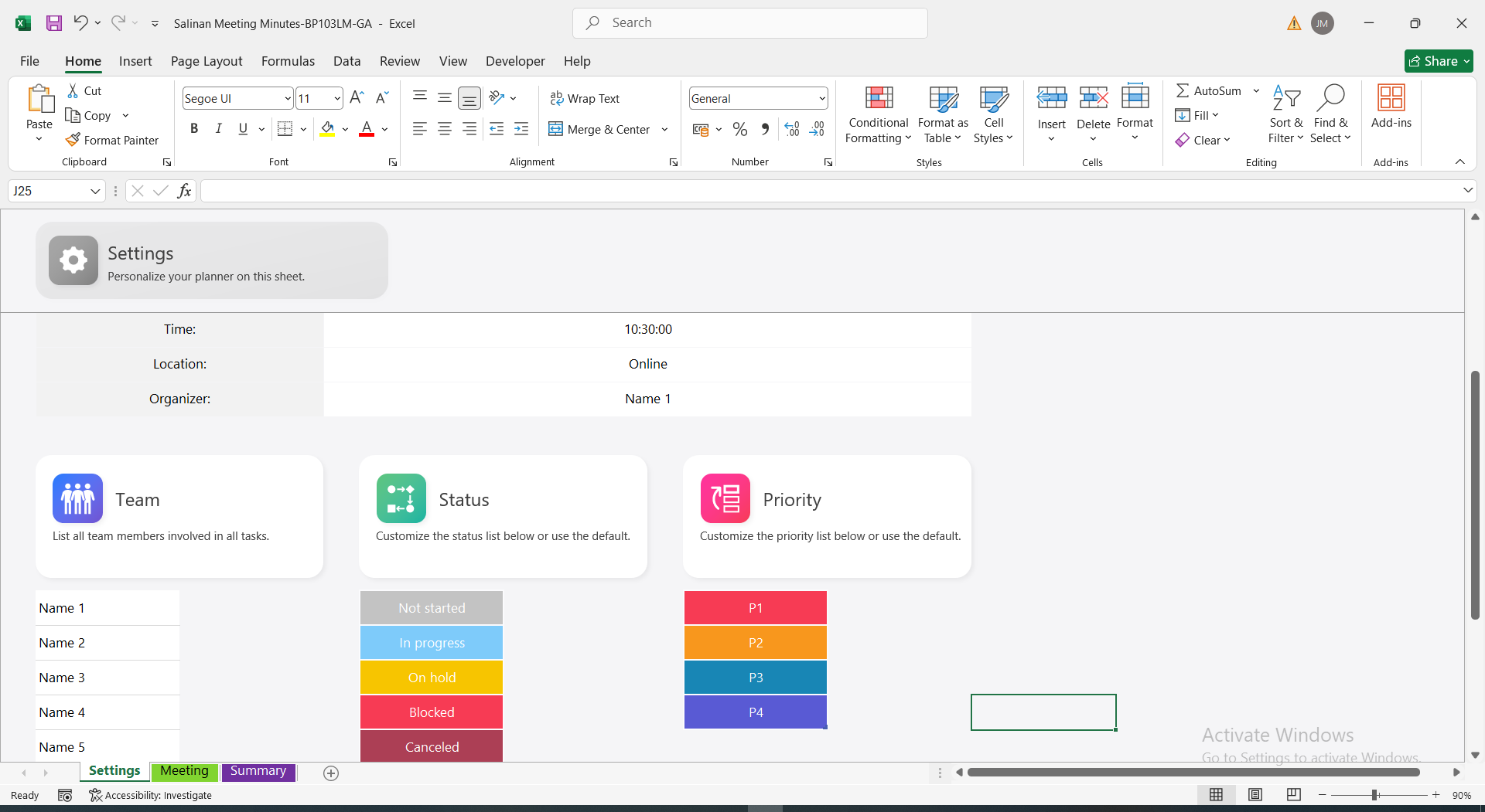 08c template jadwal meeting excel
