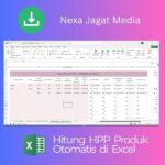 6c Hitung HPP Produk Otomatis di Excel