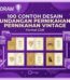 100 Contoh Desain Undangan Pernikahan Vintage CDR CorelDRAW