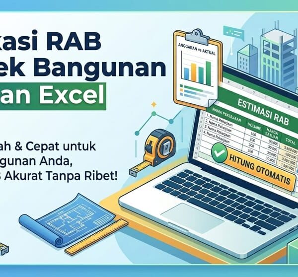 Aplikasi RAB Proyek Bangunan dengan Excel