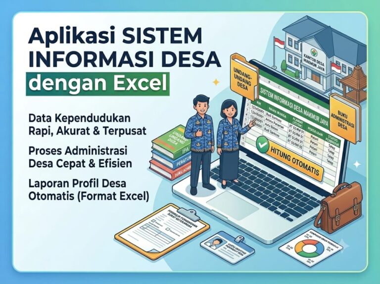 Aplikasi Sistem Informasi Desa dengan Excel