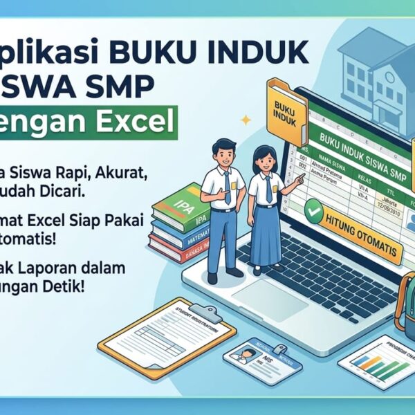 Template Aplikasi Buku Induk Siswa SMP dengan Excel
