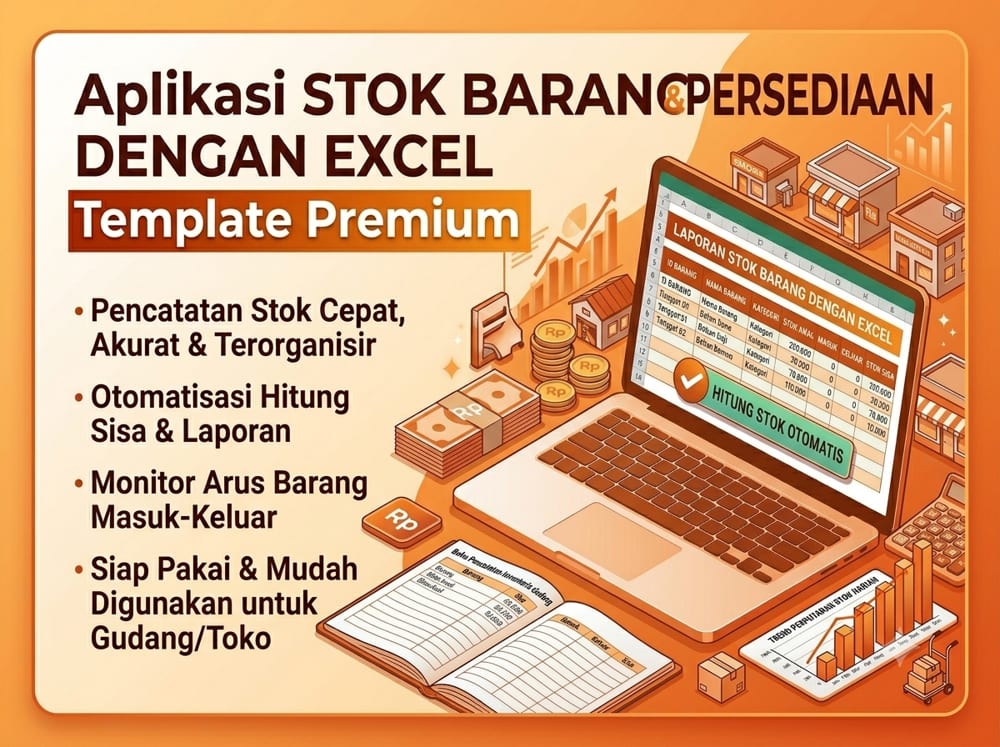 Template Aplikasi Stok Barang dengan Excel