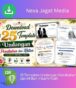 Template Undangan Pernikahan dan Khitan CorelDRAW CDR Hitam Putih